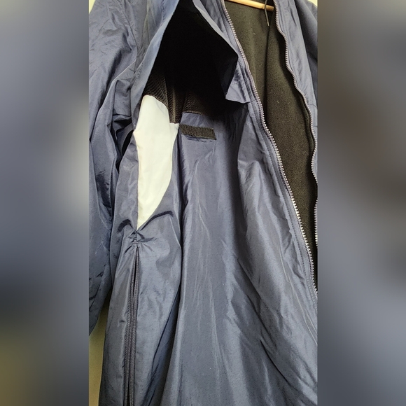 Adidas Men's Navy Blue Coat with Fleece Lining Size Large - Picture 4 of 8